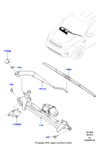 05A Scheibenwischer L550 DISCOVERY SPORT 2015 > (L550),Werk Halewood