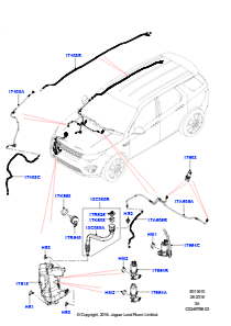 10A Scheibenwaschanlage L550 DISCOVERY SPORT 2015 > (L550),Werk Halewood
