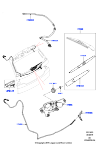 20A Heckscheibenwisch-/-waschanlage L550 DISCOVERY SPORT 2015 > (L550),Werk Halewood
