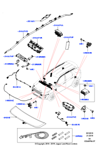 15A Airbag-System L550 DISCOVERY SPORT 2015 > (L550),Werk Halewood