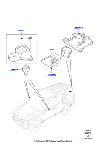 05C Kameraausrüstung L319 DISCOVERY 4 2010 - 2016 (L319),Rückfahr-Kamera, fest