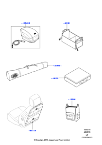 10B Zubehör Ablagen-Satz L320 RANGE ROVER SPORT 2010 - 2013 (L320)