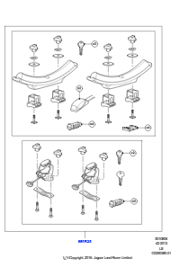 06B Montagesätze – Dachgepäckträger L319 DISCOVERY 4 2010 - 2016 (L319)