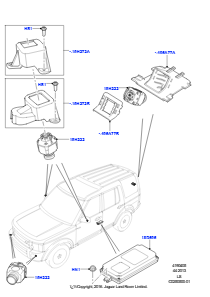 05D Kameraausrüstung L319 DISCOVERY 4 2010 - 2016 (L319),Surround-Kamera-System