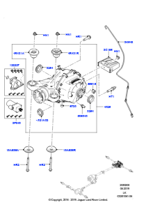 05F Hinterachse L405 RANGE ROVER 2013 - 2022,Elektronisches Sperrdifferenzial
