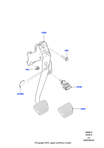 10B Brems- und Kupplungsbetätigung L405 RANGE ROVER 2013 - 2022,4,4-Liter-DOHC-DITC-V8-Diesel