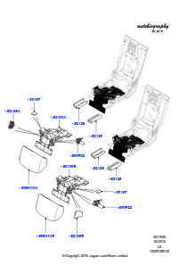 30C Rücksitzkissen L405 RANGE ROVER 2013 - 2022,Langer Radstand