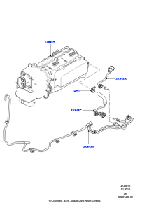 10A Hybrid-Elektrikmodule L405 RANGE ROVER 2013 - 2022,3,0l V6 Diesel-Elektrik-Hybridmotor
