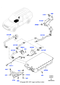 10C Hybrid-Elektrikmodule L405 RANGE ROVER 2013 - 2022,3,0l V6 Diesel-Elektrik-Hybridmotor