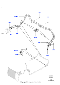 10AU Kondensator/Kompr. - Klimaanl. L405 RANGE ROVER 2013 - 2022,Hybrid-Klimaanlage vorn/hinten