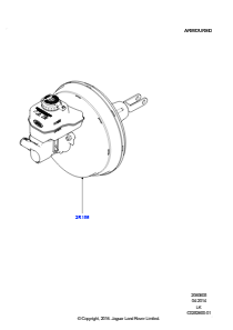 05B Hauptzylinder Bremsanlage L405 RANGE ROVER 2013 - 2022,Gepanzert