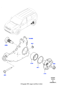 20A Hinterer Achsschenkel und Nabe L550 DISCOVERY SPORT 2015 > (L550),Werk Halewood