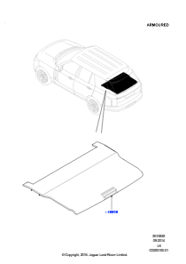 35C Laderaumverkleidung L405 RANGE ROVER 2013 - 2022,Gepanzert