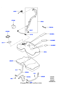 05C Kraftstoffbehälter L550 DISCOVERY SPORT 2015 > (L550),2.2L CR DI 16V Diesel