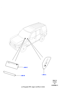 10H Etiketten L319 DISCOVERY 4 2010 - 2016 (L319)