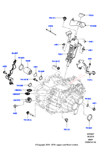 07B Schaltgetriebe - äußere Bauteile L550 DISCOVERY SPORT 2015 > (L550),Werk Halewood