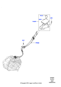 05C Schalthebel- Schaltgetriebe L550 DISCOVERY SPORT 2015 > (L550),Werk Halewood