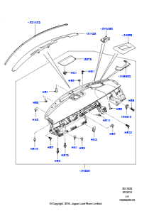 05D Instrumententafel L538 RANGE ROVER EVOQUE 2012 - 2018 (L538),Werk Halewood