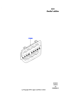 10C Stirnwand und Kotflügel vorn L319 DISCOVERY 4 2010 - 2016 (L319),XXV. Jubiläum LE