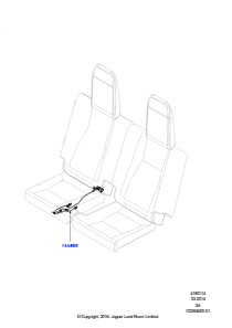 14AC Kabelstrang - Sitz L550 DISCOVERY SPORT 2015 > (L550),Werk Halewood