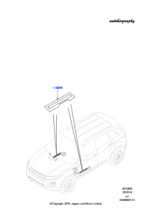 25K Seitenverkleidung L538 RANGE ROVER EVOQUE 2012 - 2018 (L538),Türeinstieg v. - Beleucht. Autobio