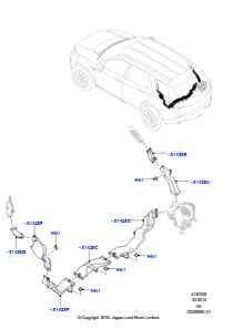 05CB Belüft.-/Frischluftdüsen u. -führ. L550 DISCOVERY SPORT 2015 > (L550),Werk Halewood