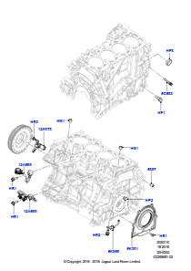 10B Zyl.block/Verschlußstopfen/Deckel L494 RANGE ROVER SPORT 2014 - 2022 (L494),2,0 l 16V TIVCT T/C 240 PS Benzin