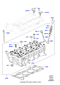 15B Zylinderkopf L405 RANGE ROVER 2013 - 2022,2,0 l 16V TIVCT T/C 240 PS Benzin