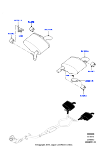 05R Auspuffanlage L405 RANGE ROVER 2013 - 2022,2,0 l 16V TIVCT T/C 240 PS Benzin