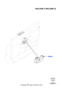 15D Einbau - Verkleidung - Tür vorn L405 RANGE ROVER 2013 - 2022,Klapptische Mittelkonsole