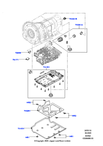 10A Externe Bauteile - Getriebe L462 DISCOVERY 5 2017 > (L462),8-Gang-Automatikgetr. ZF 8HP45