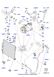 10AD Kondensator/Kompr. - Klimaanl. L405 RANGE ROVER 2013 - 2022,3,0 V6 D Gen2 Twin Turbo