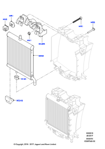 15D Kühler/Ausgleichbehälter L494 RANGE ROVER SPORT 2014 - 2022 (L494),3.0 V6 D Low MT REIHE