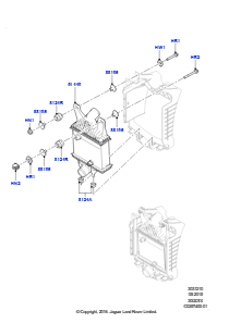 10D Zw.kühler/Luftführung/Schläuche L494 RANGE ROVER SPORT 2014 - 2022 (L494),3,0 V6 D Gen2 Twin Turbo