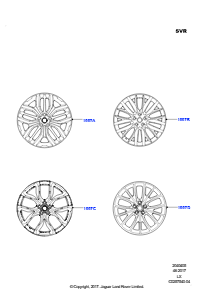 05D Räder L494 RANGE ROVER SPORT 2014 - 2022 (L494),SVR-Version