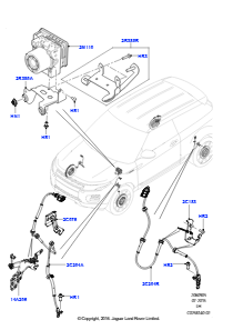 05C Antiblockiersystem L538 RANGE ROVER EVOQUE 2012 - 2018 (L538),Hergestellt in Werk Changsu (China)