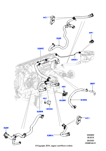 05F Leitungen u. Schläuche - Kühlsystem L538 RANGE ROVER EVOQUE 2012 - 2018 (L538),Hergestellt in Werk Changsu (China)