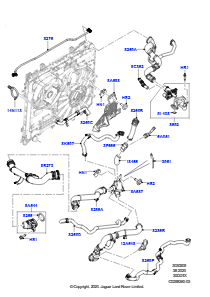 05G Leitungen u. Schläuche - Kühlsystem L462 DISCOVERY 5 2017 > (L462),Kurbelgehäuse-Drucksensor