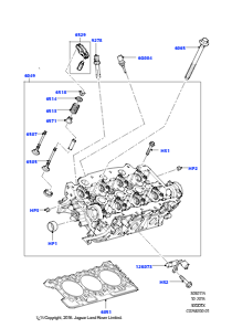 15B Zylinderkopf L462 DISCOVERY 5 2017 > (L462),3,0 V6 D Gen2 Twin Turbo