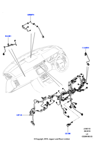 10ED Kabelstrang - Motor u. Spritzwand L494 RANGE ROVER SPORT 2014 - 2022 (L494)