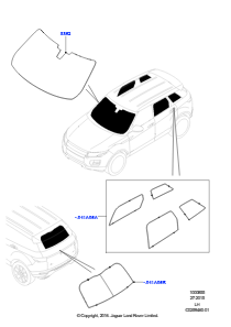 55B TOURING-ZUBEHÖR L538 RANGE ROVER EVOQUE 2012 - 2018 (L538),Werk Halewood