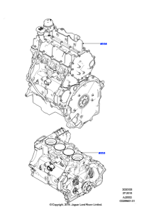 05AA Austauschmotor und Grundmotor L538 RANGE ROVER EVOQUE 2012 - 2018 (L538),Werk Halewood