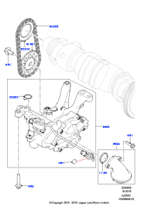 05AA Ölpumpe L538 RANGE ROVER EVOQUE 2012 - 2018 (L538),Werk Halewood