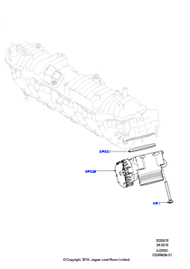 15AA Drosselklappengehäuse L538 RANGE ROVER EVOQUE 2012 - 2018 (L538),Werk Halewood