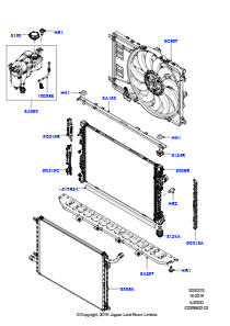 15AA Kühler/Ausgleichbehälter L538 RANGE ROVER EVOQUE 2012 - 2018 (L538),Werk Halewood