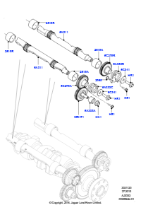 20AA Ausgleichwellen u. Antrieb L538 RANGE ROVER EVOQUE 2012 - 2018 (L538),Werk Halewood