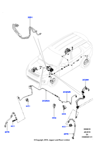 15AC Bremsleitungen vorn L550 DISCOVERY SPORT 2015 > (L550),Hergestellt in Werk Changsu (China)