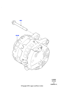 05D Generator u. Befestigungen L538 RANGE ROVER EVOQUE 2012 - 2018 (L538),Werk Halewood