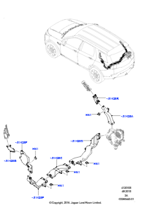 05CD Belüft.-/Frischluftdüsen u. -führ. L550 DISCOVERY SPORT 2015 > (L550),Hergestellt in Werk Changsu (China)