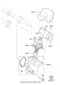 13D Einspritzpumpe an Motor angebaut L538 RANGE ROVER EVOQUE 2012 - 2018 (L538),Hergestellt in Werk Changsu (China)